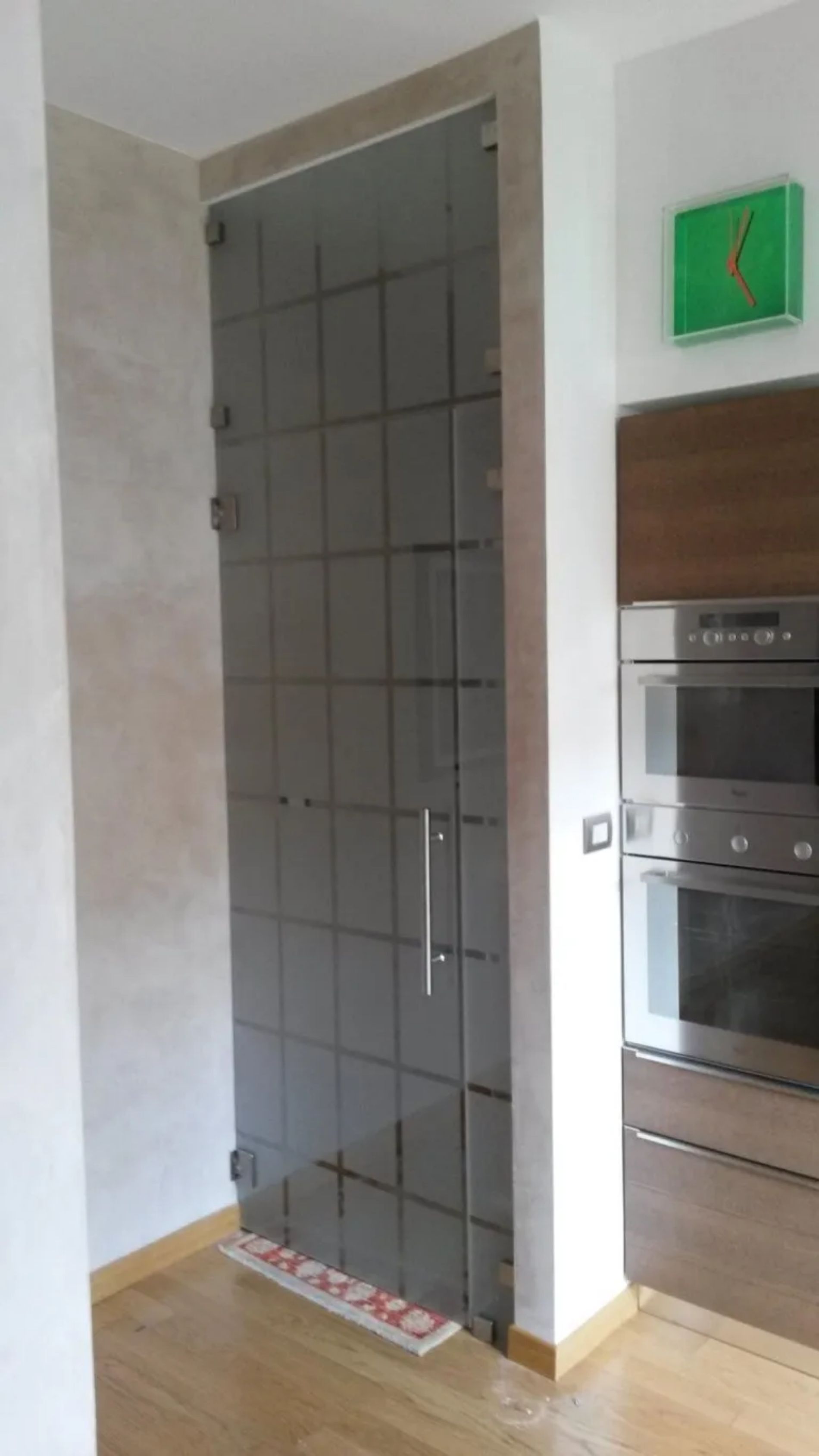 porta in vetro per interni