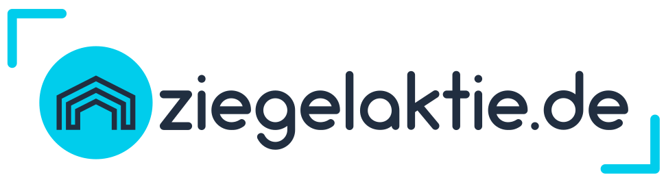 Ein Logo für ein Unternehmen namens Ziegelaktie.de