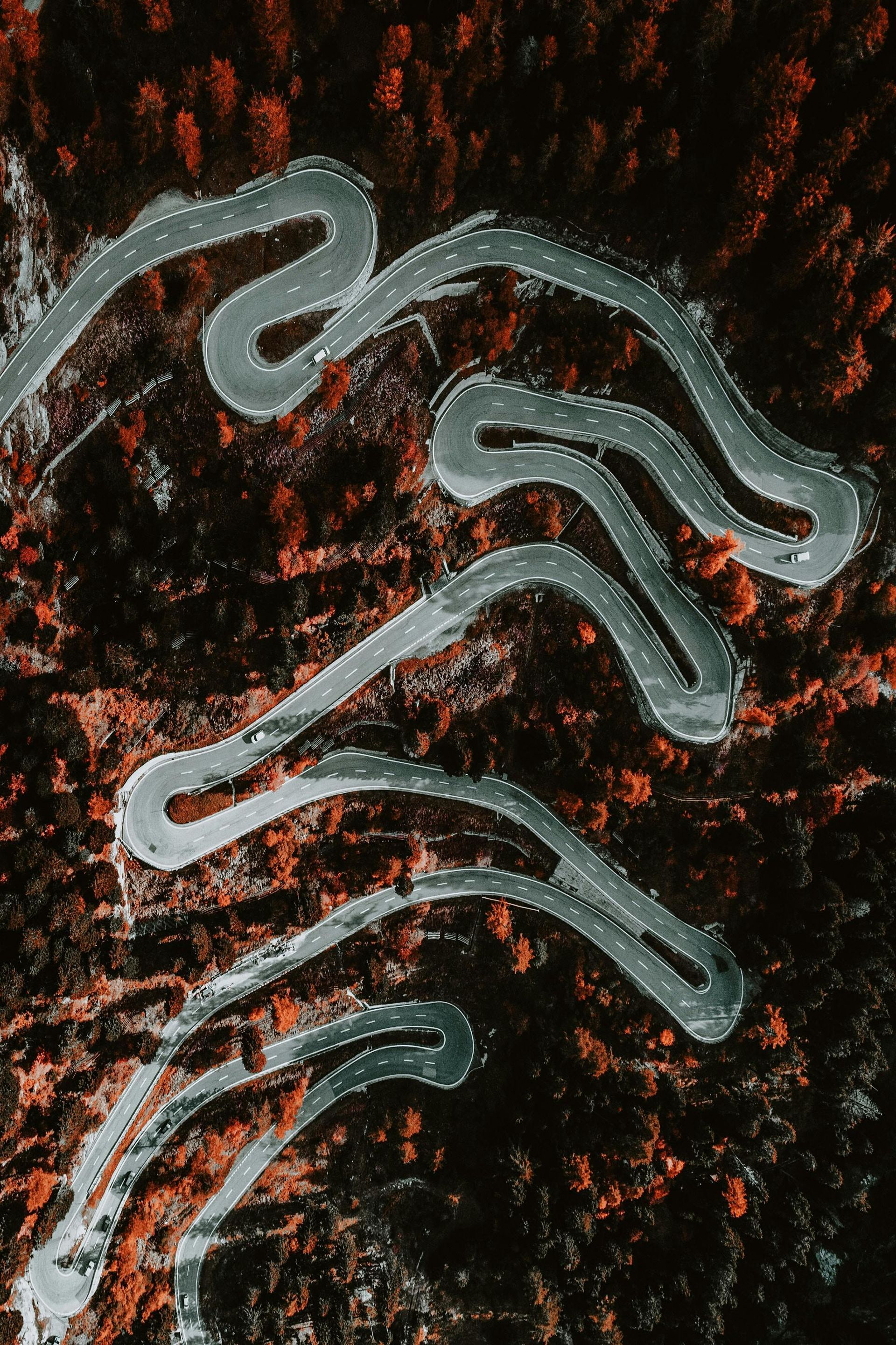 A winding road