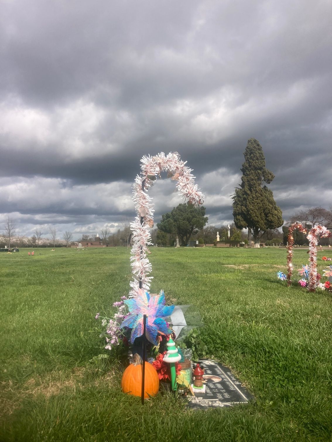 Farmington Memorial Park Cemetery grounds CA