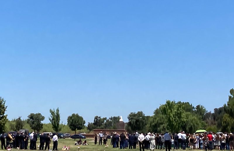 Outside view of Farmington Memorial Park in Farmington CA.