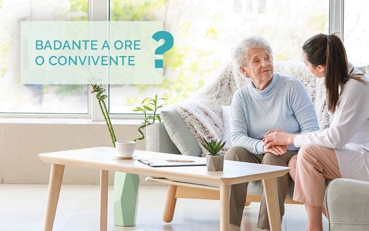 Badante convivente vs Badante a ore