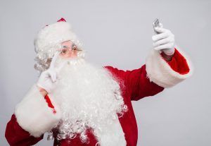 Selfie Santa needs to lay off the promotional posts!
