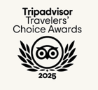 TripAdvisor's Travellers' Choice review badge for 2025