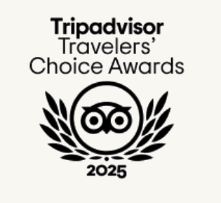 TripAdvisor's Travellers' Choice review badge for 2025