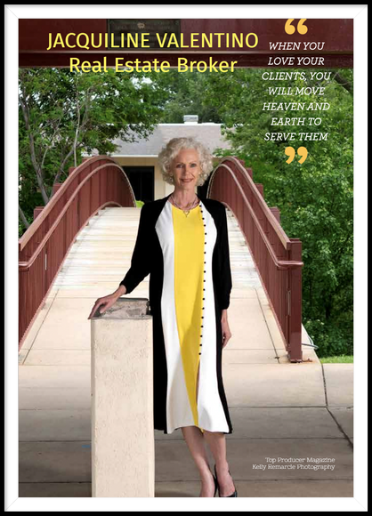 Top Producer Magazine Article on Jacquiline Valentino Real Estate Broker in Kansas