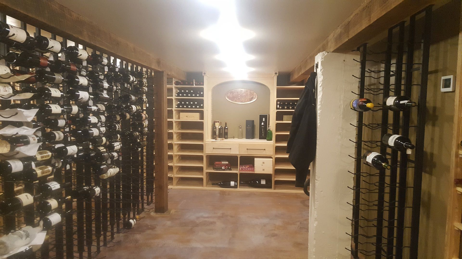 A wine cellar filled with lots of wine bottles — Pinellas County, FL —  R. J. Lange  & Son Inc.