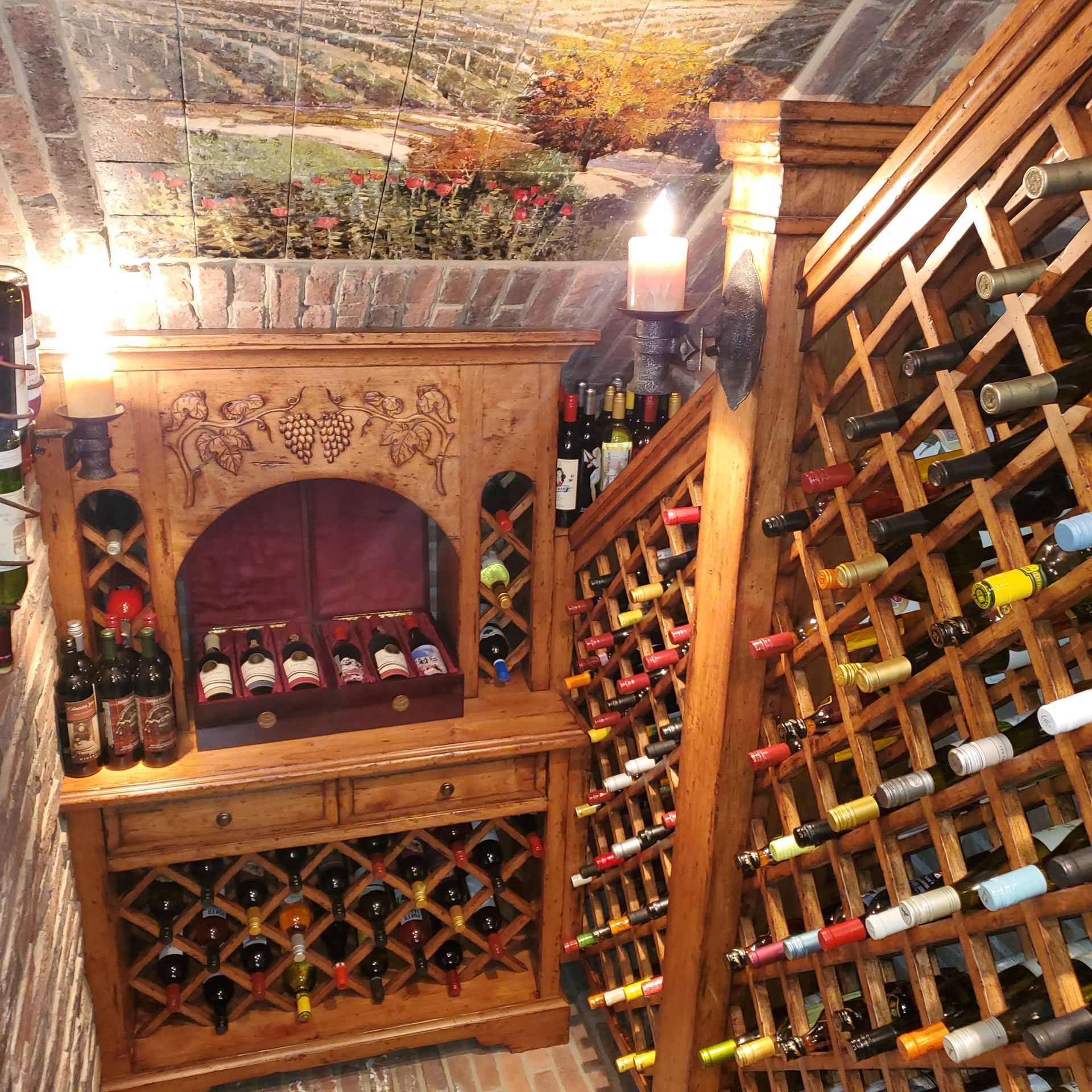 A wine cellar filled with lots of wine bottles — Pinellas County, FL —  R. J. Lange  & Son Inc.