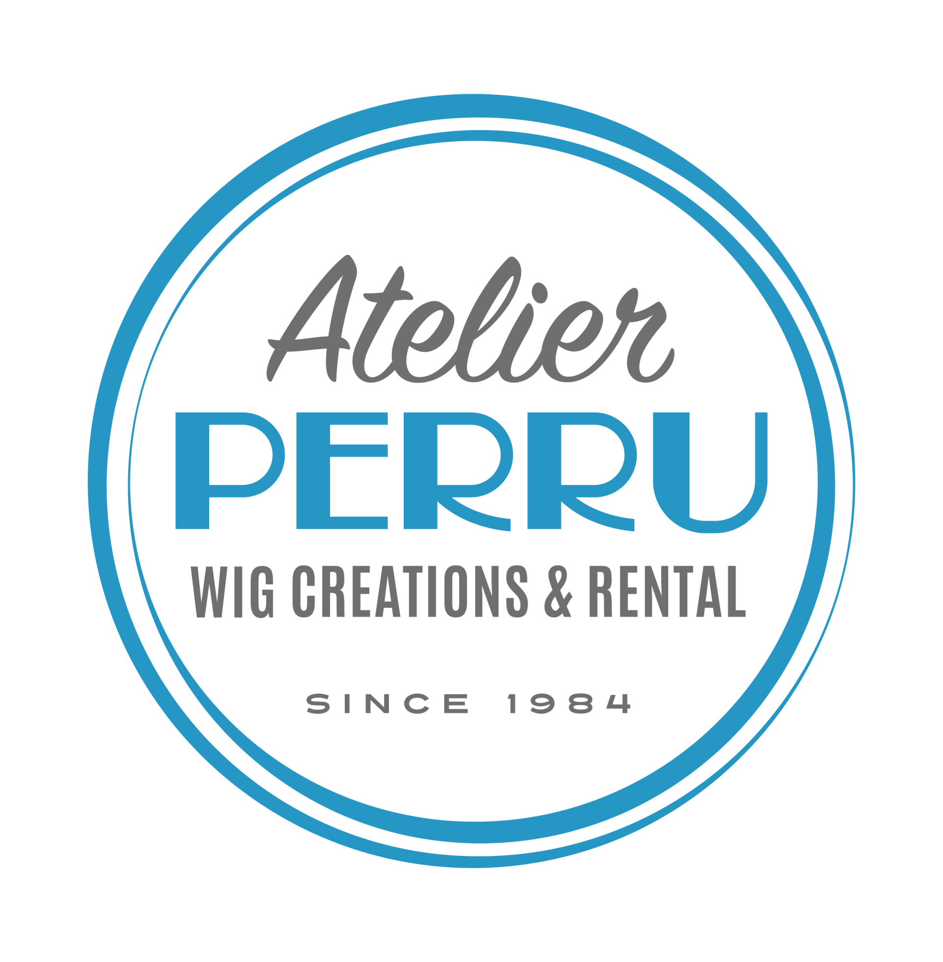 Logo pruiken wigs Atelier Perru