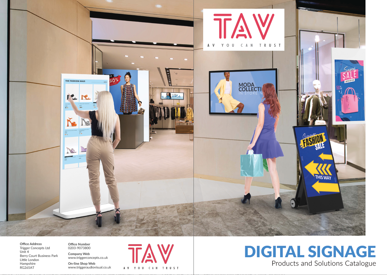 TAV Digital Signage Catalogue 2024