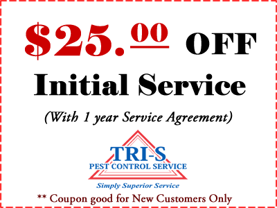 $25 OFF New Pest Control Service Coupon