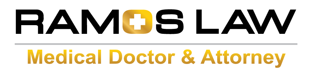 The logo for ramos law medical doctor and attorney