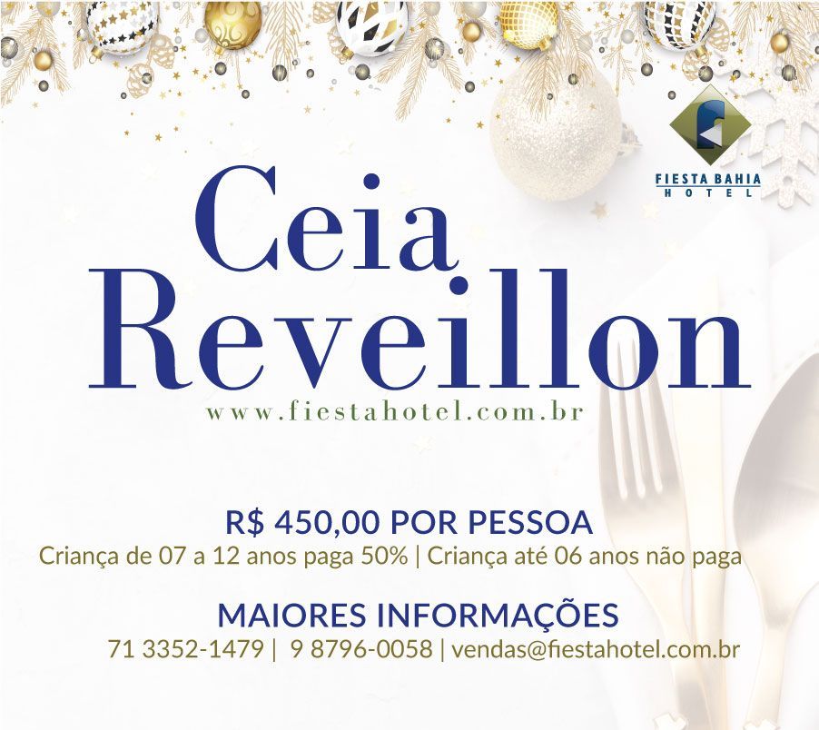 Um cartaz que diz cea reveillon nele