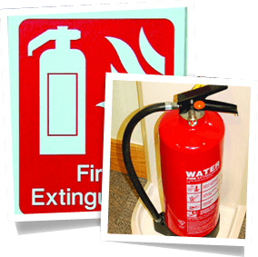 Fire Safety Equipment - Tyneside, Newcastle - UK Security & Fire Systems - Fire Extingusher Signage - Fire Extingusher