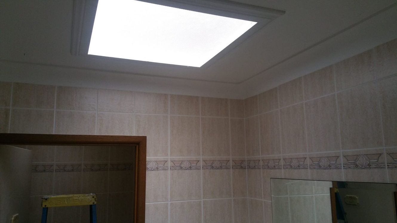 Rectangle ceiling light — Skylight Installations & Repairs in Central Coast, NSW