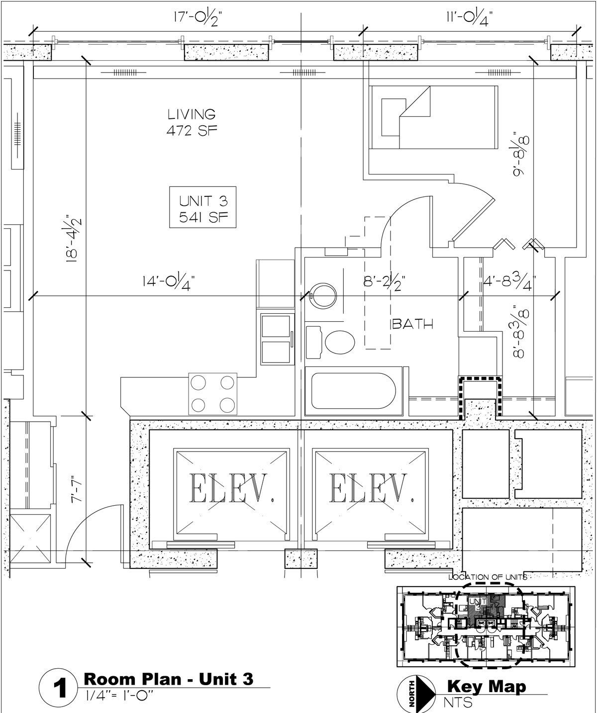 One Bedroom Apartment Floorplan