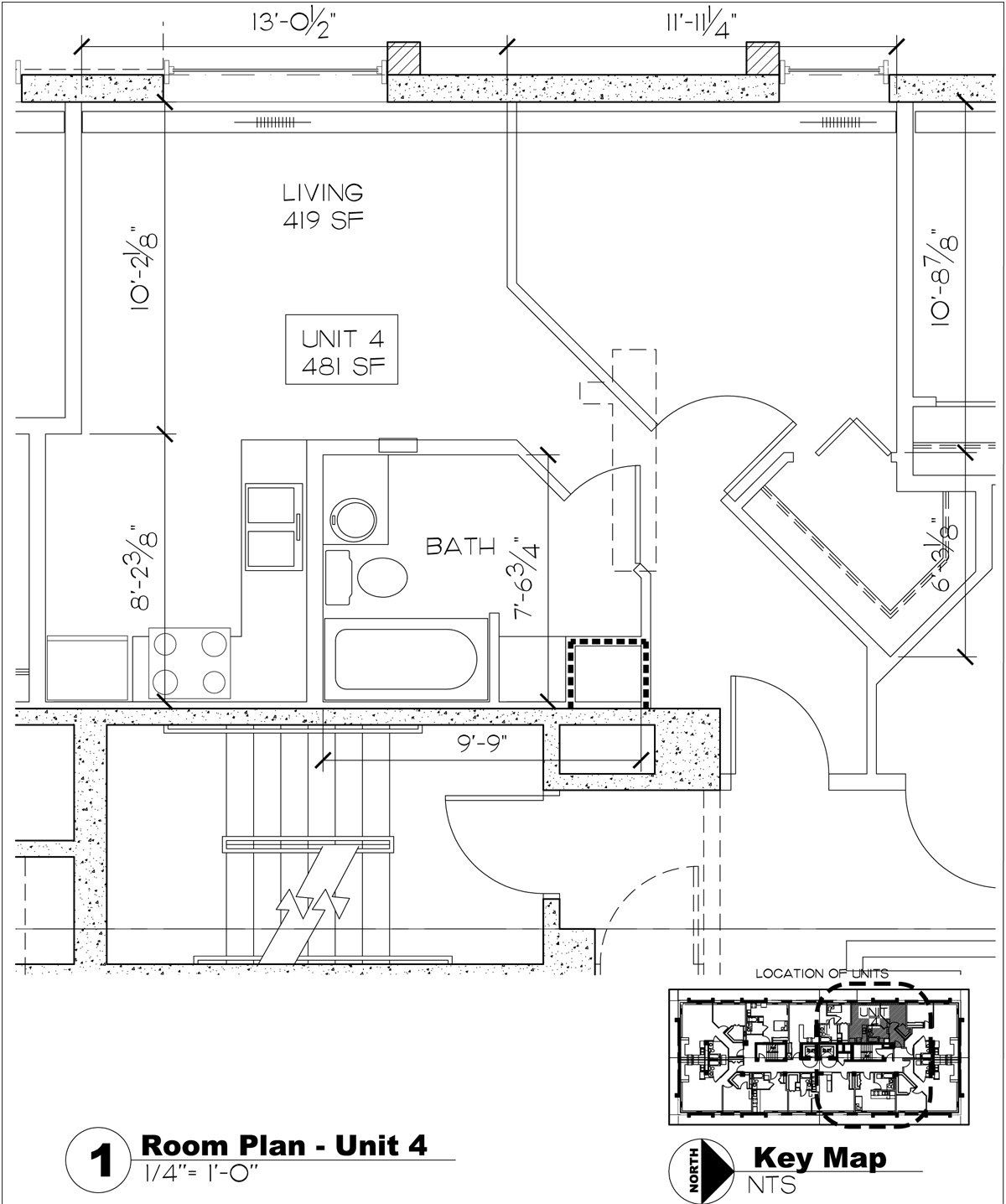 One Bedroom Apartment Floorplan