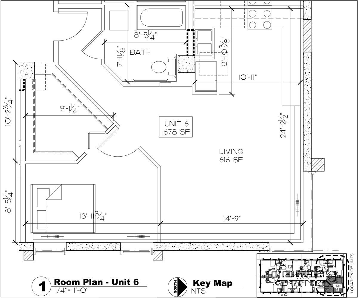 One Bedroom Apartment Floorplan