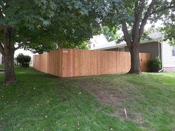 Backyard Fencing — Flatboard Fence in Papillion, NE
