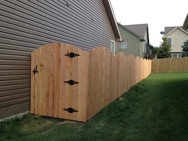 House Fence — Flatboard Convex Fence in Papillion, NE