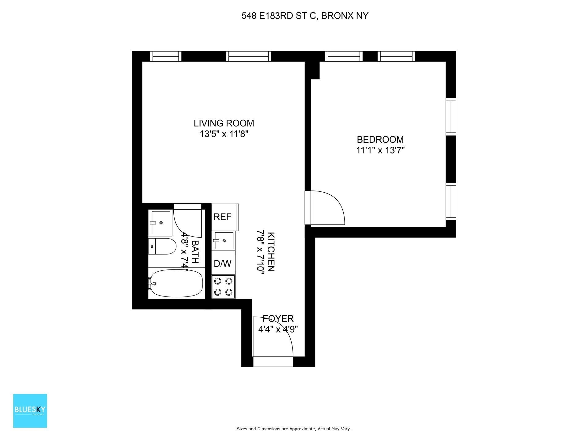 A black and white floor plan of a house.