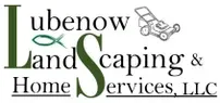 Lubenow Landscaping & Home Services, LLC logo with green lettering and leaf accents