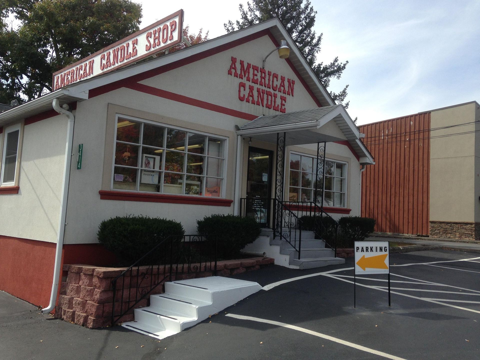 The american candle shop is located in Bartonsville, PA.