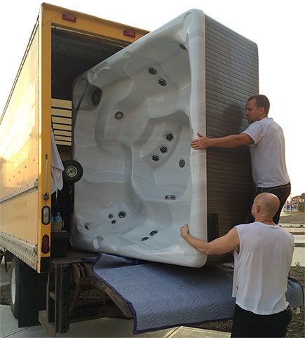 Moving A Hot Tub In Dc Md Va - relocation