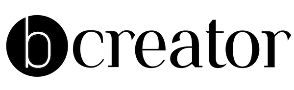 The word creator is written in black and white on a white background.