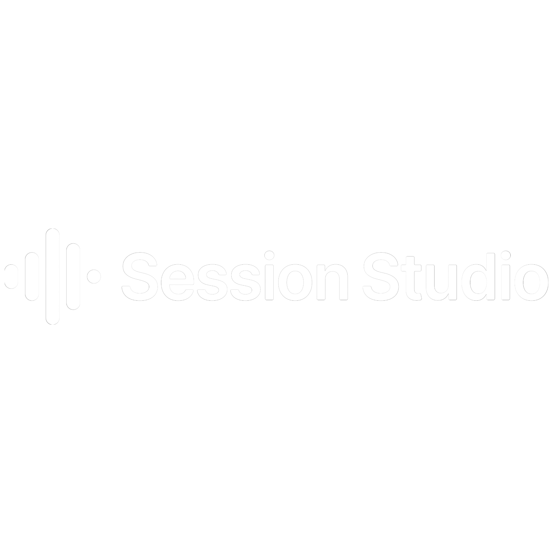 A white background with the words dj session studio written on it.