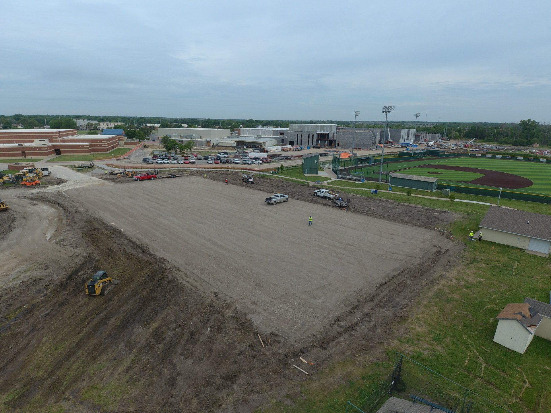 Sports Courts Under Construction
