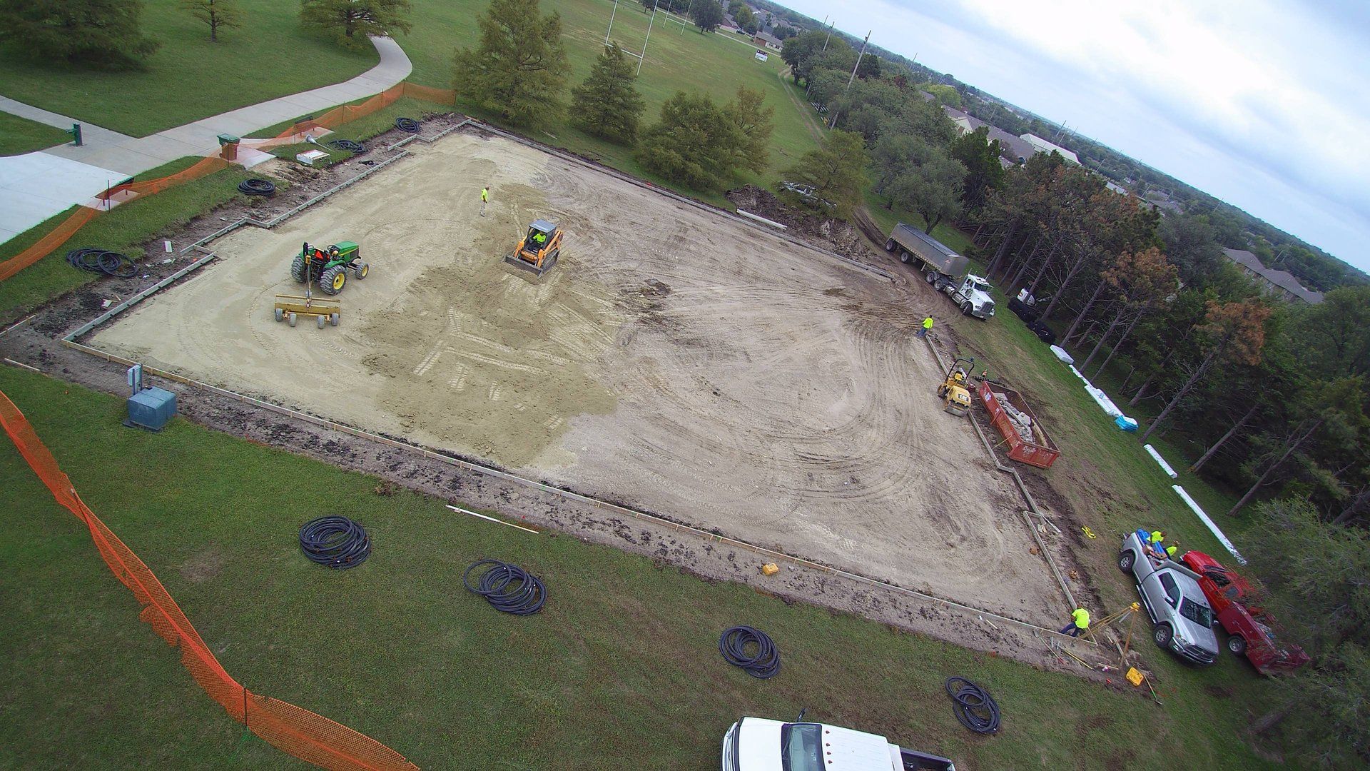 Futsal & Tennis Court Being Built