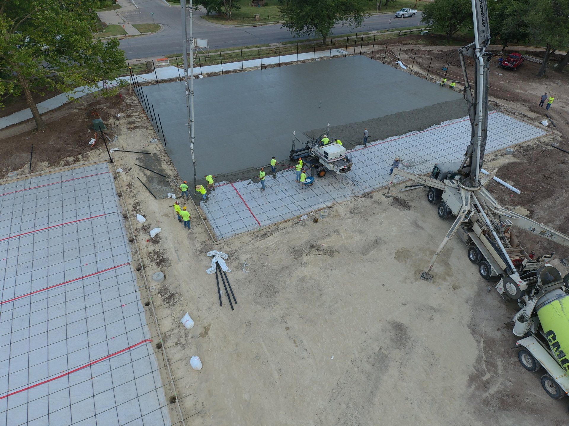 Tennis Courts Being Built