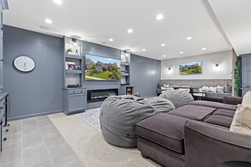 basement built in design