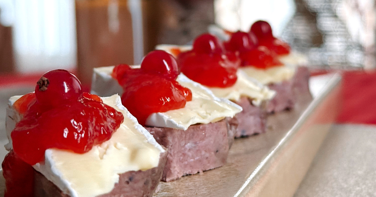 Þessi smáréttur er einfaldur, fallegur og með sterkan keim af vetri.