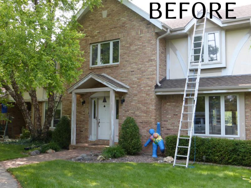 Suburban Home Before — Bayside, WI — The Village Painter LLC
