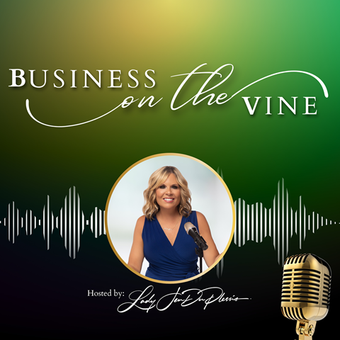 business on the vine podcast logo.