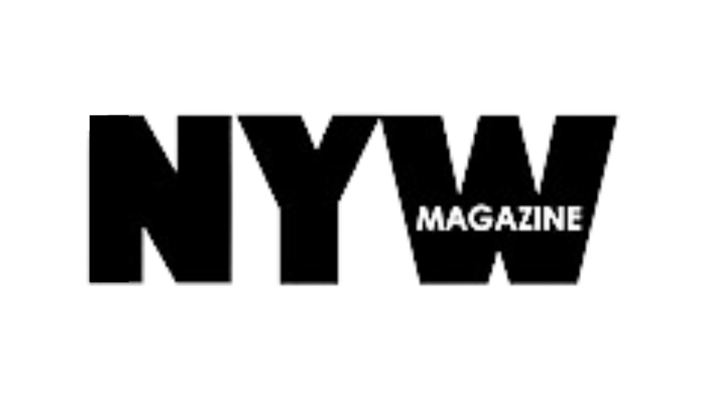 The nyw magazine logo is black and white on a white background.