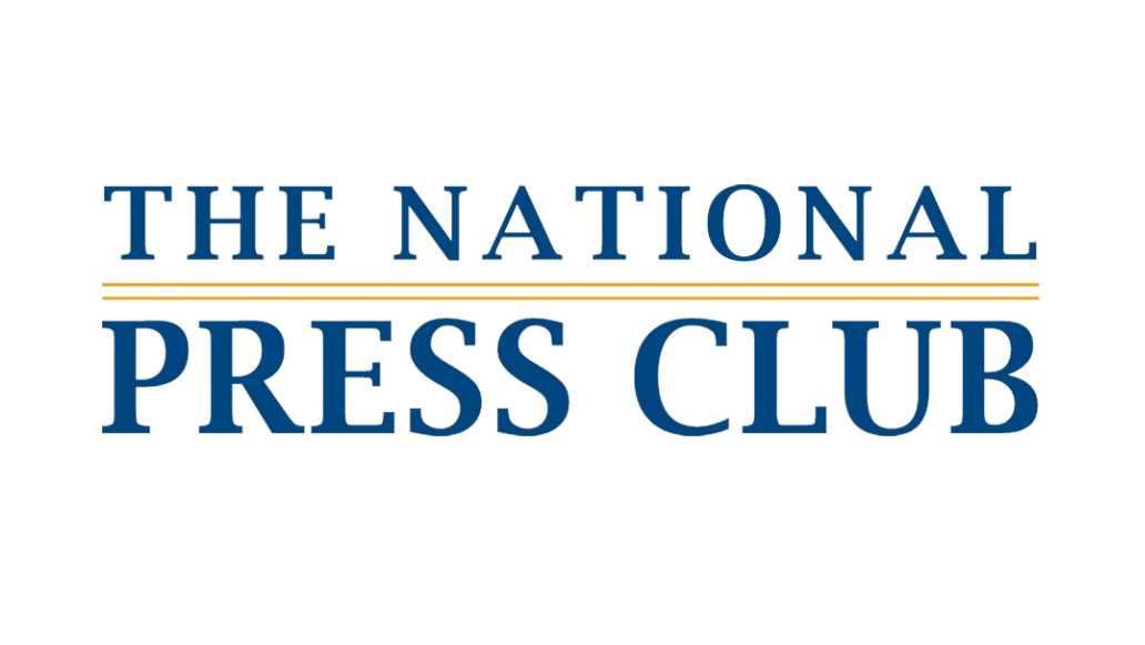 The national press club logo on a white background