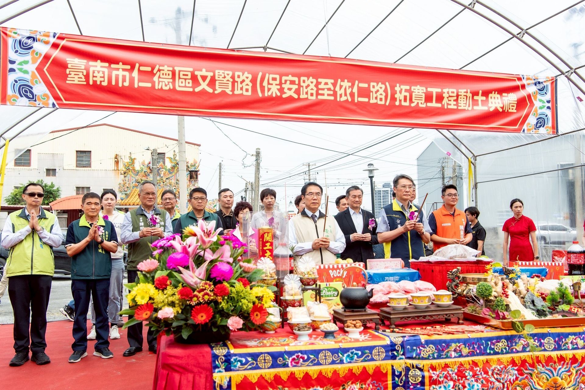 文賢路拓寬、仁德區道路工程、臺南交通建設、道路拓寬工程、橋梁改善