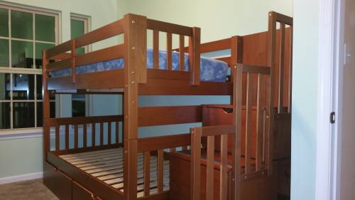 Bunk Bed Twin over Full Stairway assembly service in Annapolis MD