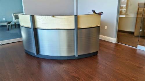 OFM Marque Double Reception desk assembly service in Washington DC
