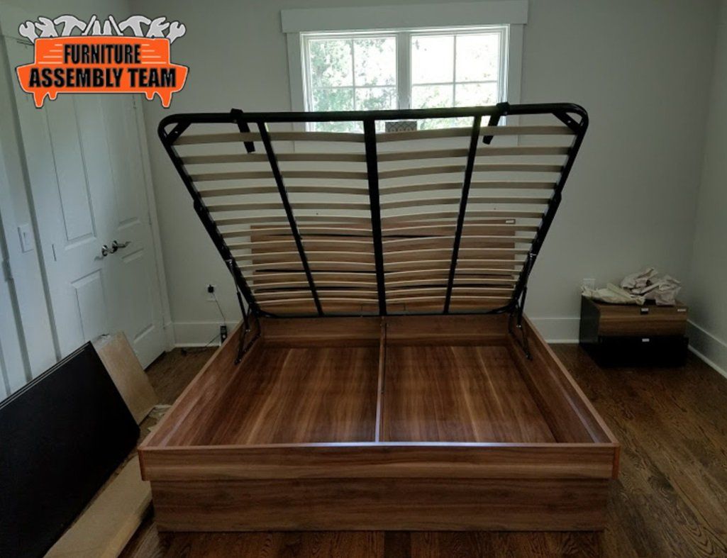 Bed assembled by #FurnitureAssemblyTeam  queen bed Bed Furniture Bed Bed Room