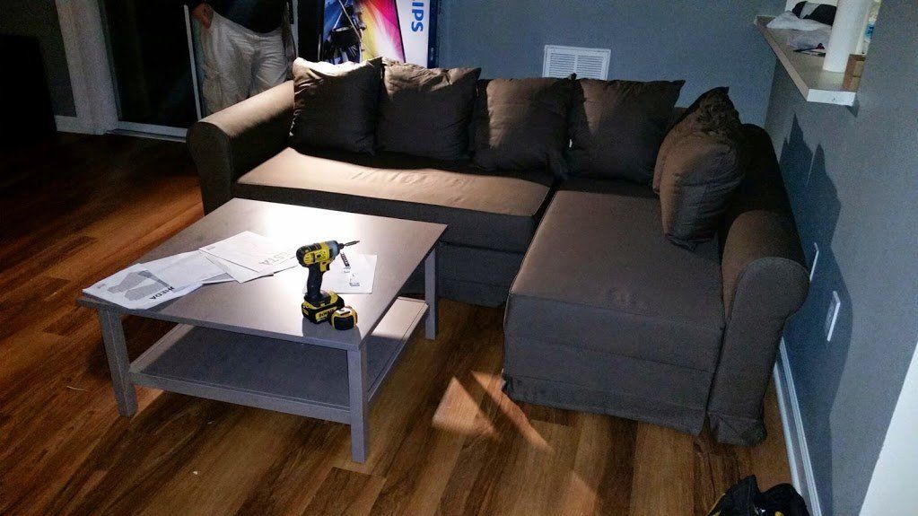 living room couch coffee table assembly  by furnitureassemblyteam
