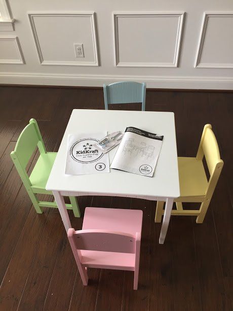 Table and Chair Set Kid Kraft Furniture 5 pice