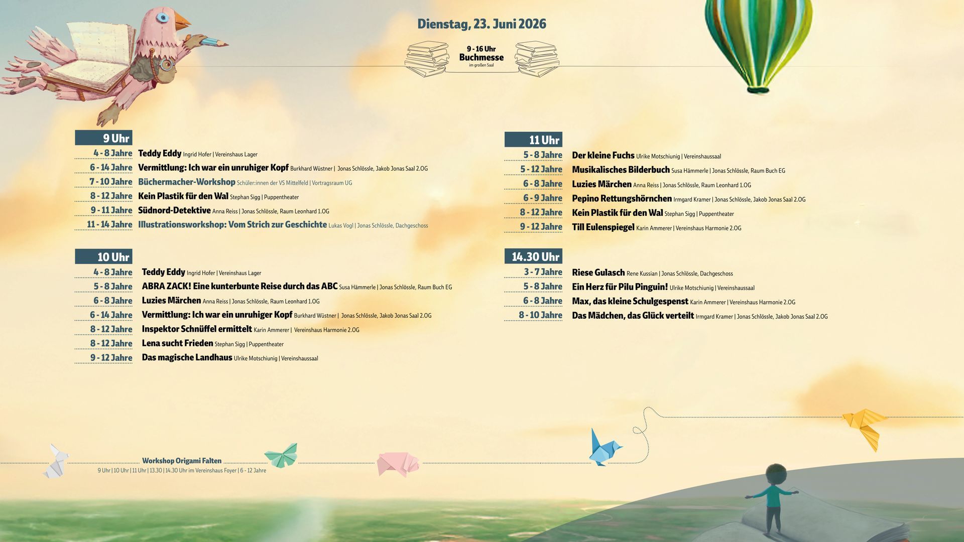 Ein Bild zum Buch am Bach Programm 2025