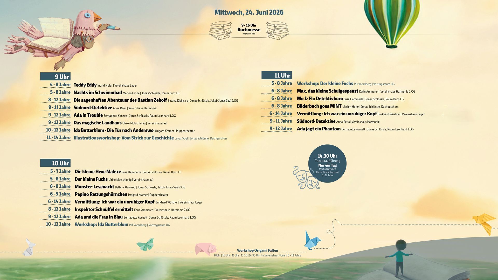 Ein Bild zum Buch am Bach Programm 2025