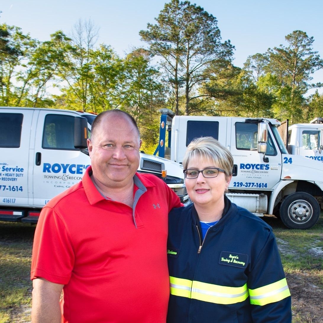 Owners man and woman