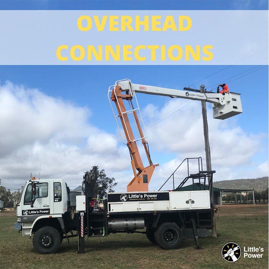 Level 2 Overhead Connections — Little’s Power in Orange, NSW