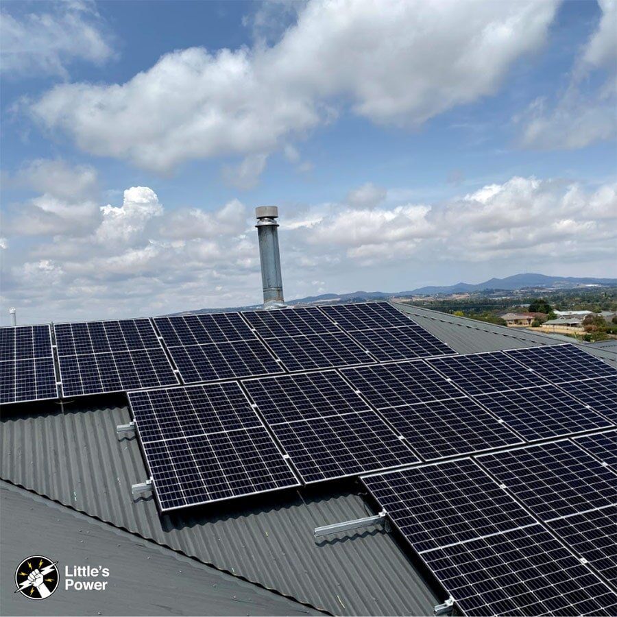 Solar Panels On A Roof — Little’s Power in Orange, NSW